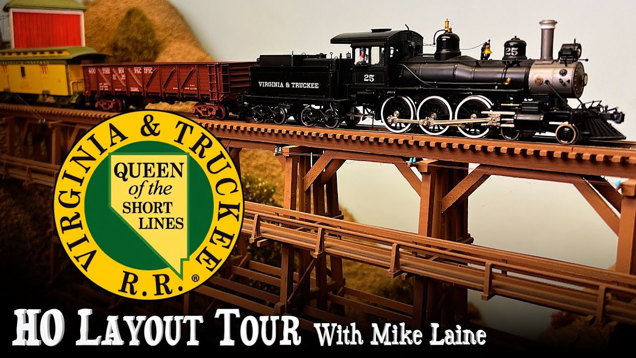 Victorian Era HO Scale Layout Tour with Mike Laine V&T