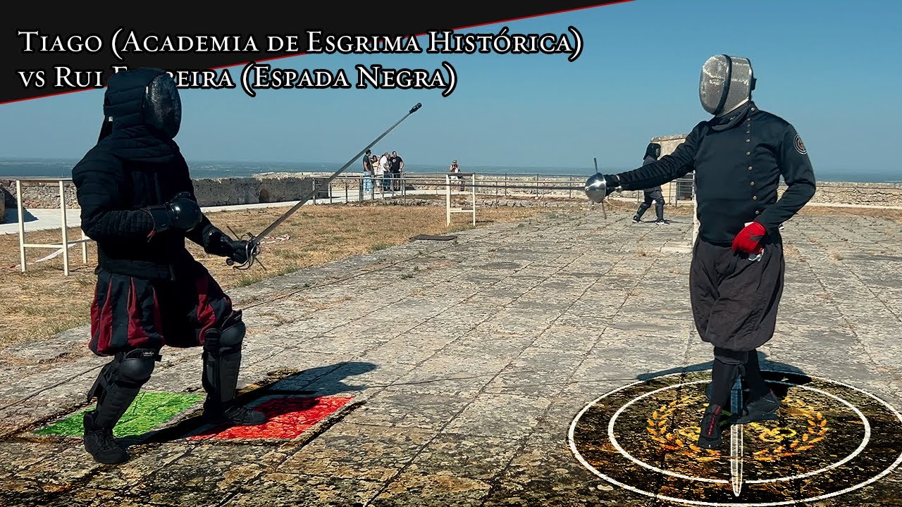 Rapier Sparring - Tiago (Academia de Esgrima Histórica) vs Rui Ferreira (Espada Negra)
