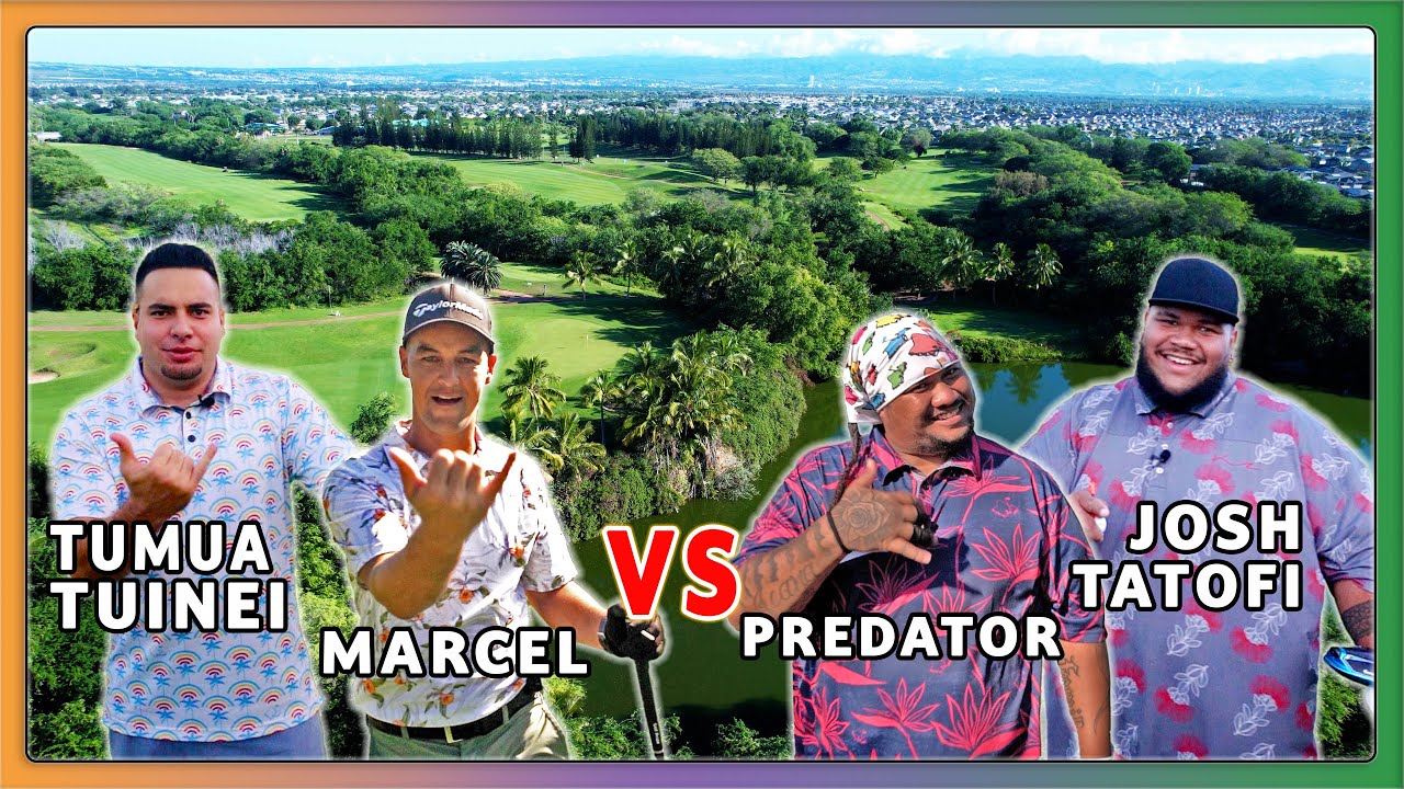 Hawaii Celebrity Golf Match | Josh Tatofi | Tumua Tuinei | BAD Golf Hawaii