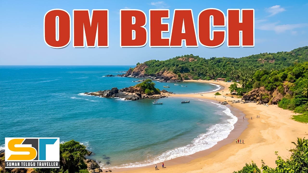 Om Beach Gokarna Full Video Telugu Karnataka | Best Beach in Gokarna | Suman Telugu Traveller