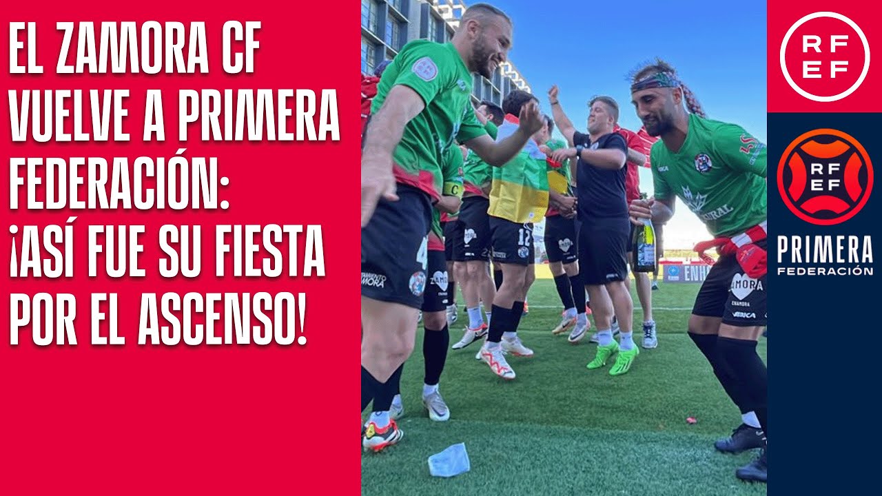 El Zamora CF vuelve a Primera Federación: ¡así fue su fiesta por el ascenso!