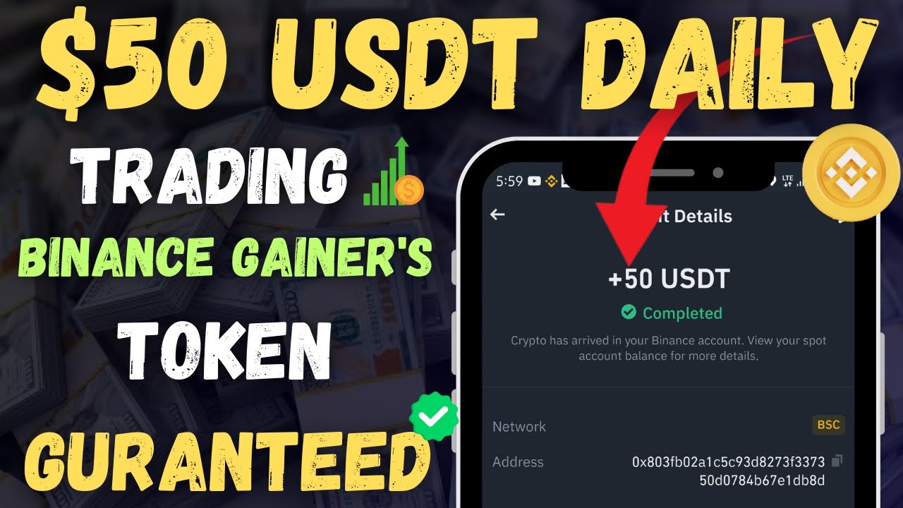 I Make $50 Usdt Daily Trading Binance Gainers Tokens | 24hrs Profit