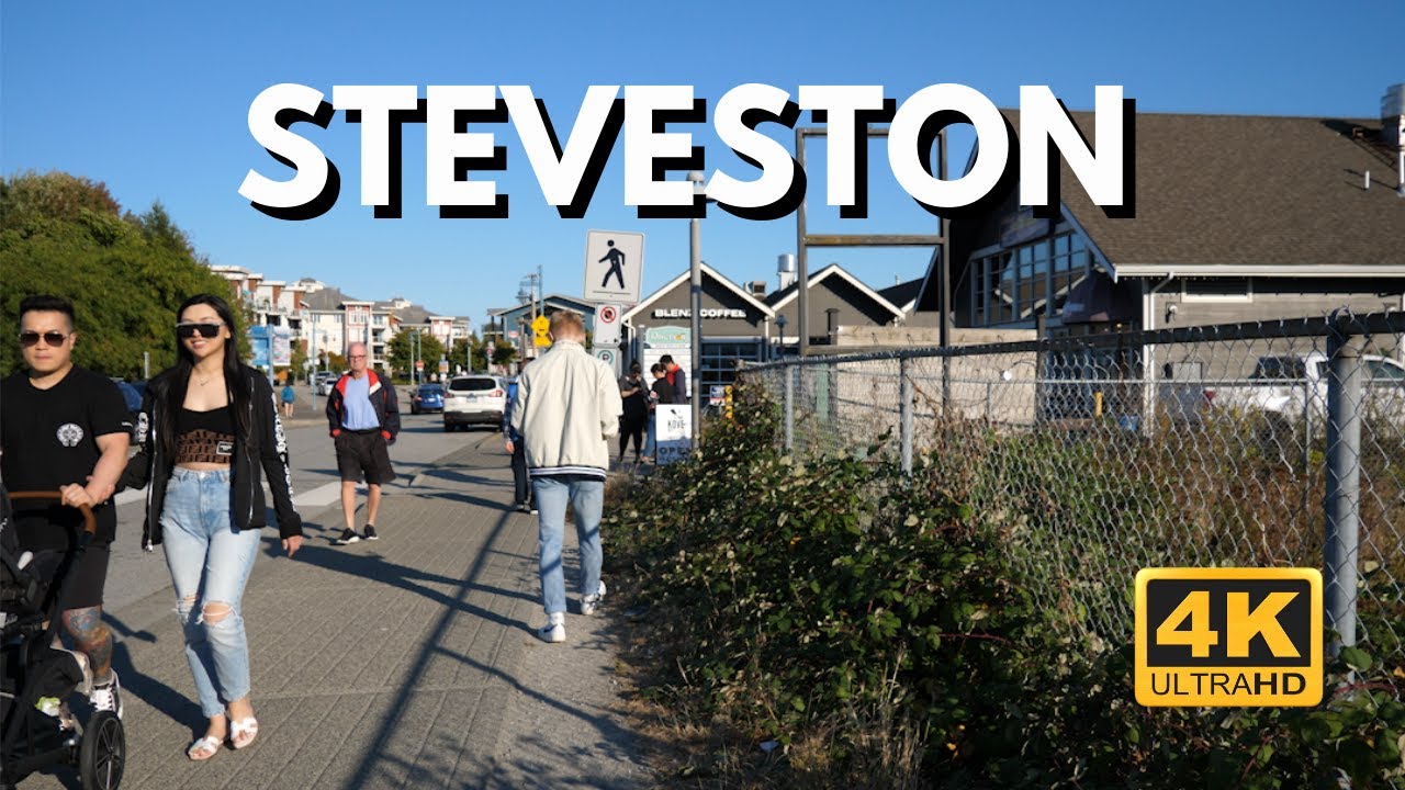 [4K] Steveston, Richmond BC walking tour