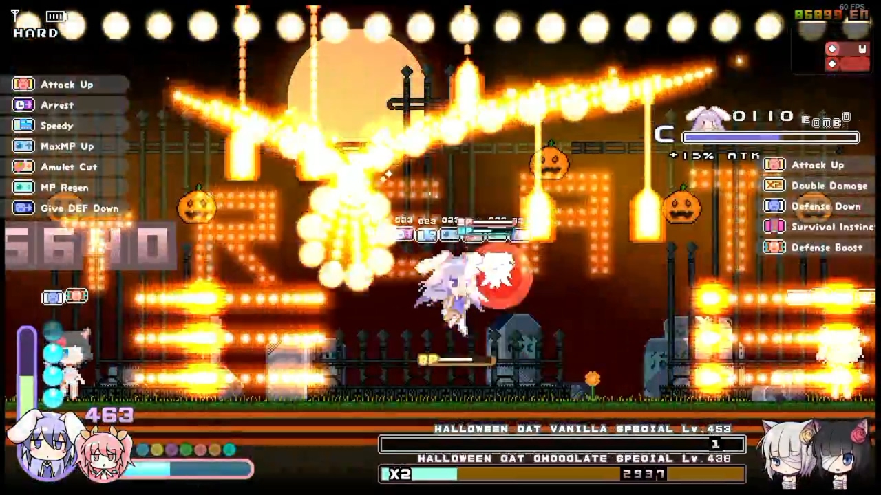 [Rabi-Ribi] Halloween Cats - No Damage MAX Rank, Hard