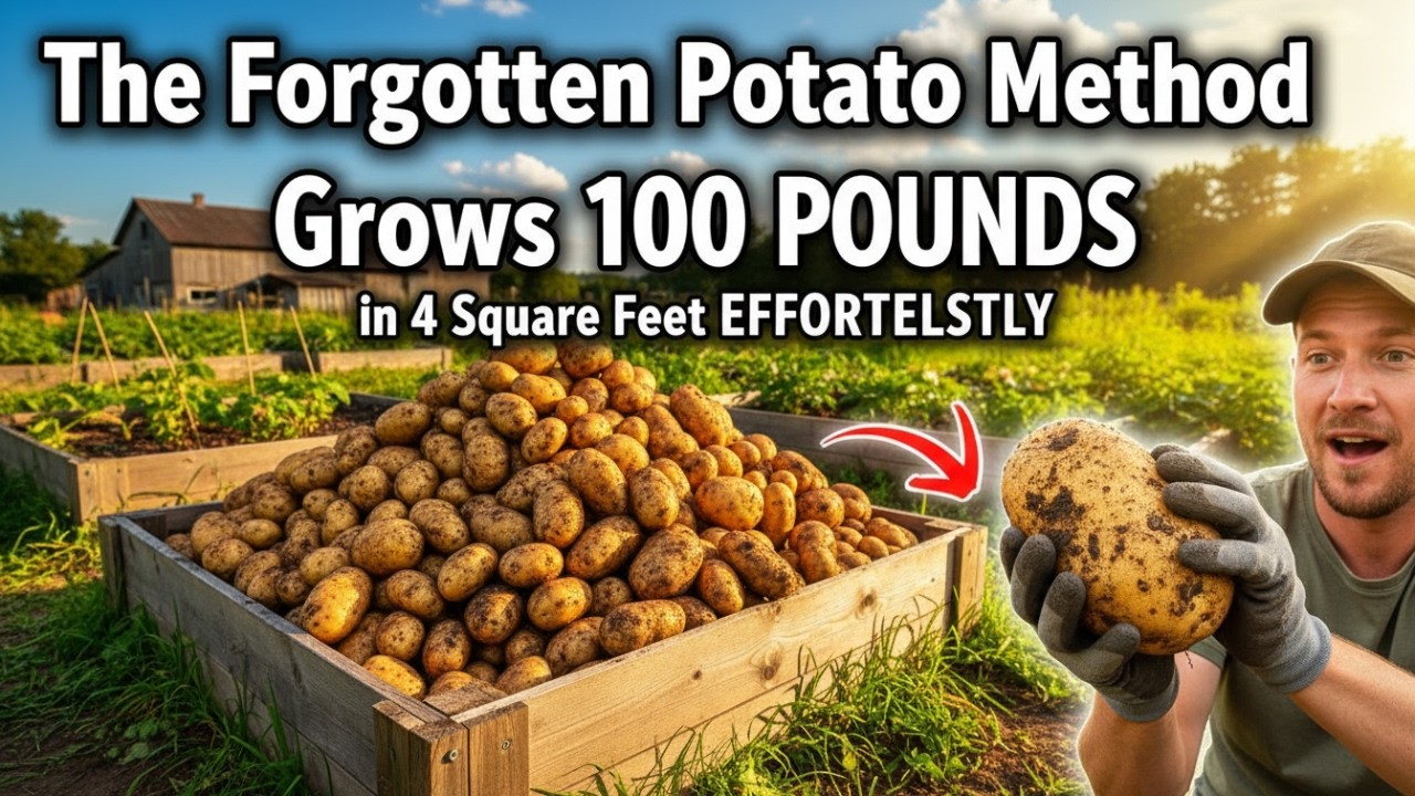 The Forgotten Potato Method That Grows 100 Pounds in 4 Square Feet Effortlessly
