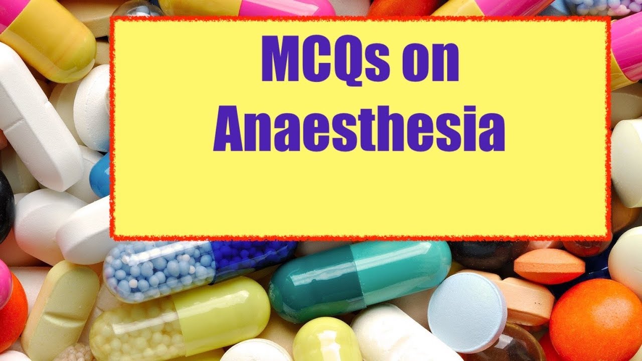 ESIC, AIIMS, DSSSB, JIPMER pharmacist & Staff nurse exams  Anaesthesia