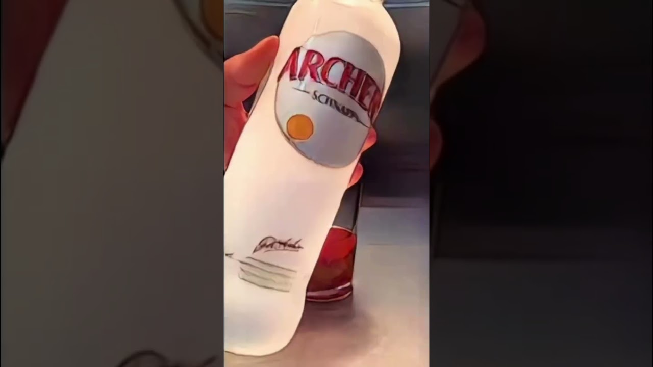 Princess Peach cocktail. #princesspeach #peaches #supermario #cocktail #jackblack #alcohol