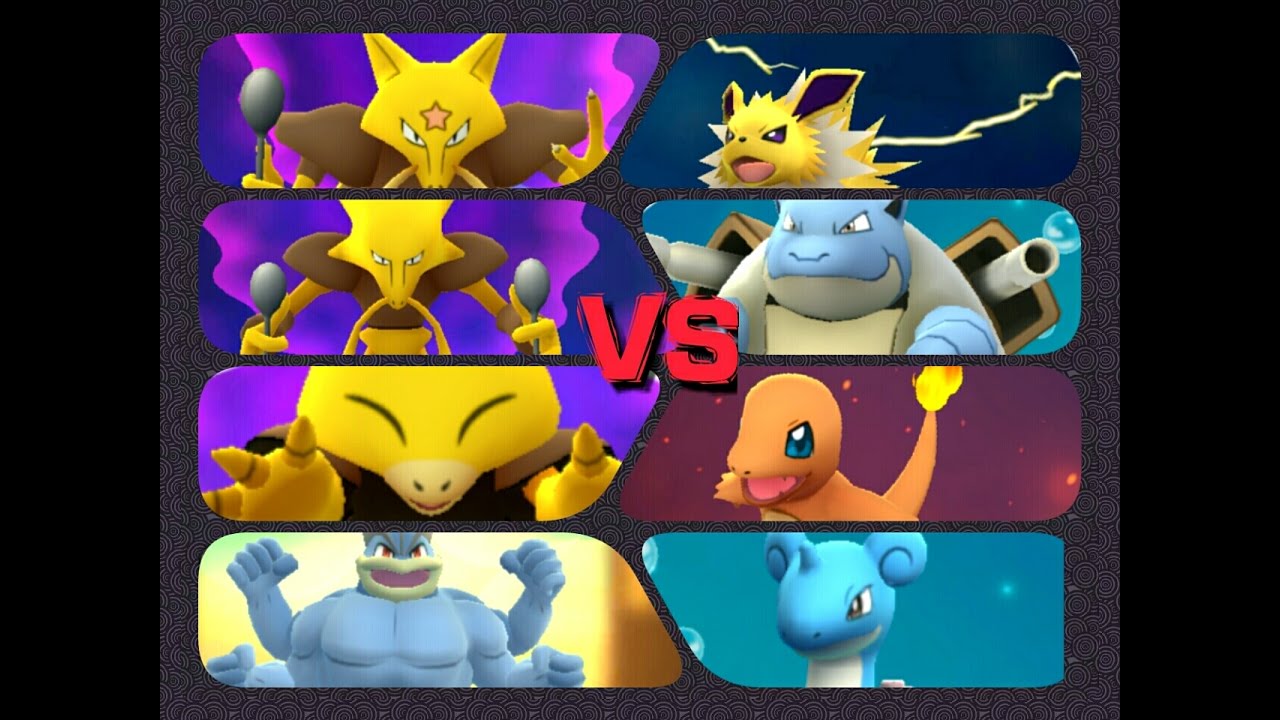 Pokémon GO Gym Battles 4 Gyms Abra Kadabra Alakazam Charmander & more