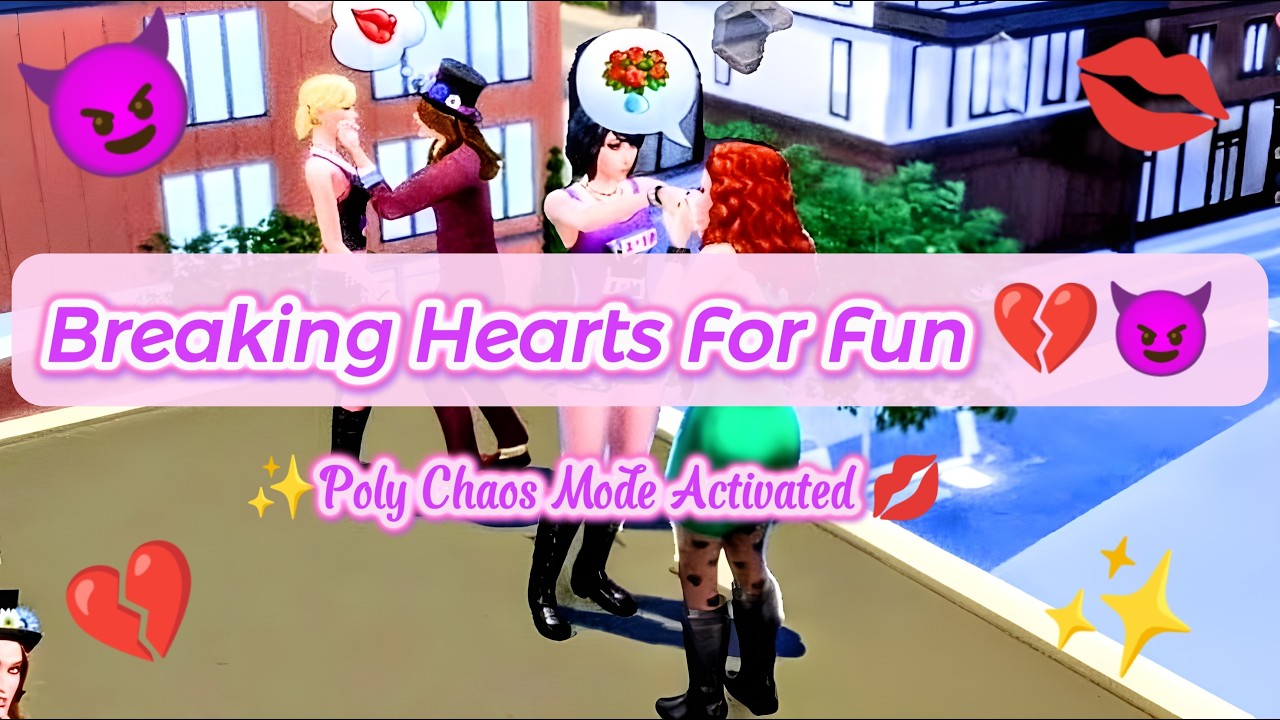 I Ruined Every Relationship in The Sims 😈 | Villainous Valentine Challenge