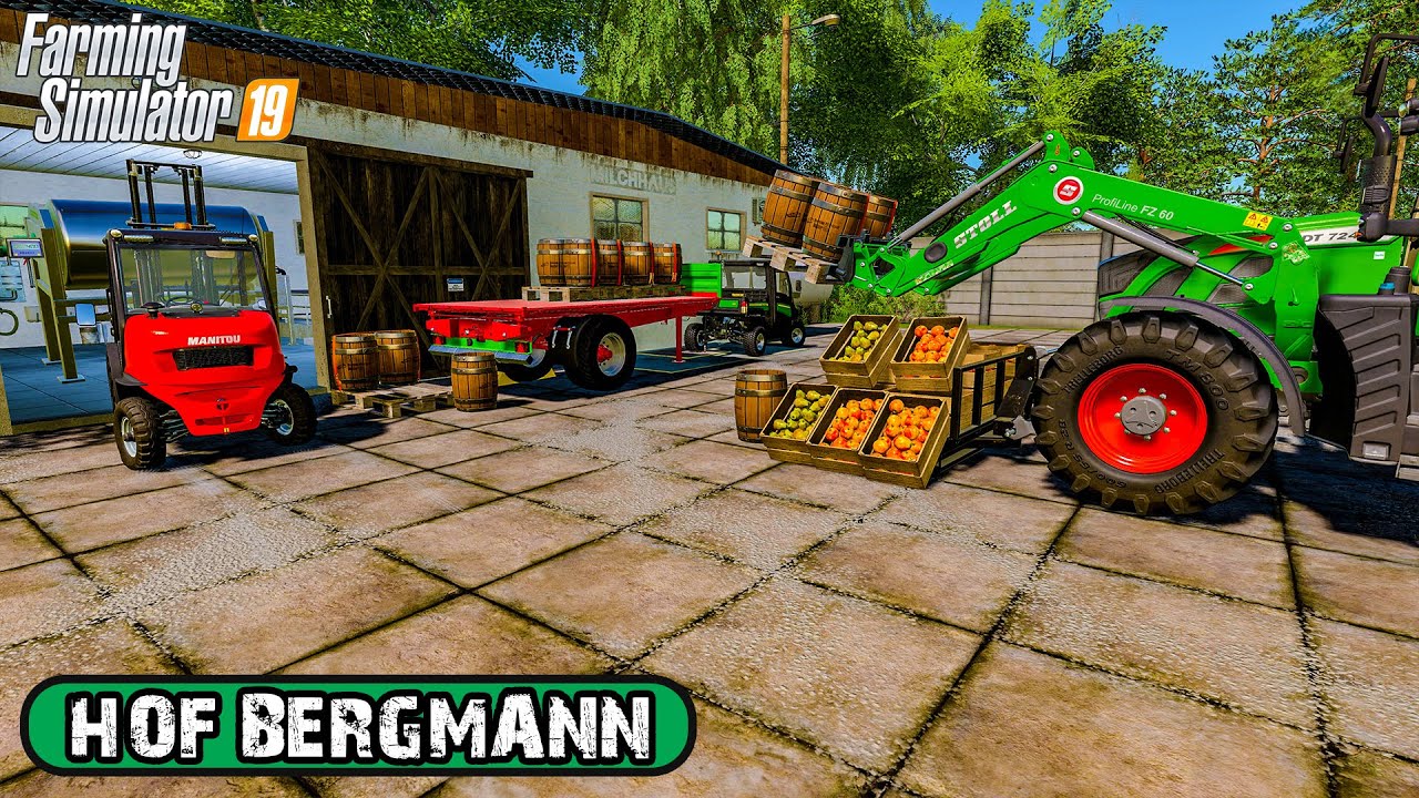 Making BUTTER, Selling Juice & Pears | Hof Bergmann| Farming Simulator 2019 timelapse #3