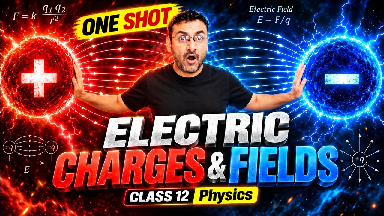 Electric Charges and Fields | One Shot Video | Chapter 1 | Class 12 Physics | NCERT full Concept
