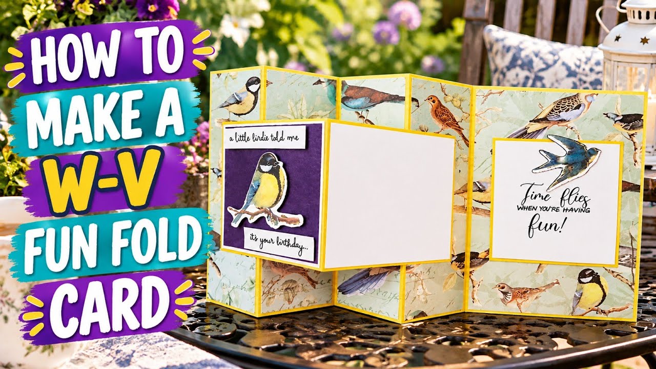 WV Fun Fold Card Tutorial | DIY Handmade Card Tutorial