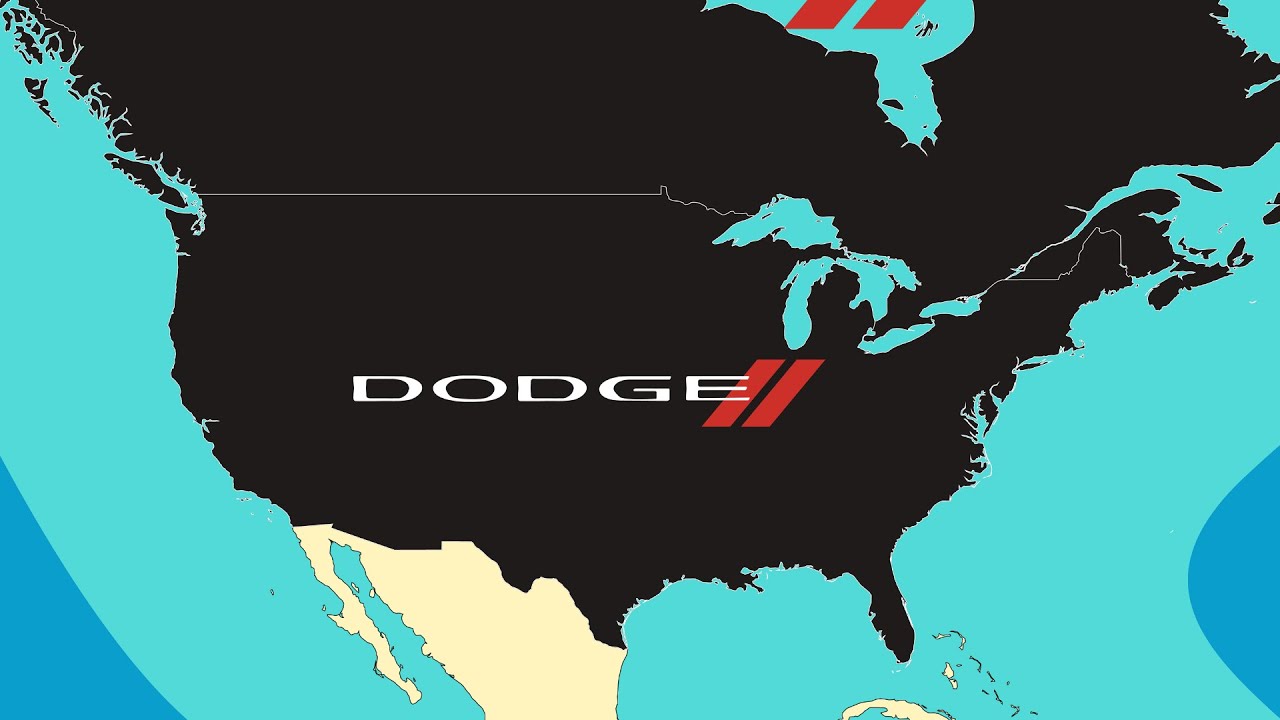 Dodge отсутствует в вашей стране? | Карта глобального присутствия Dodge