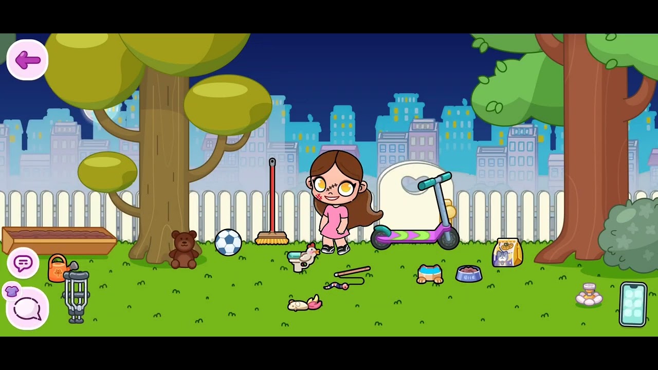 Mi hija no para de sonreír en avatar world😈😈😈 