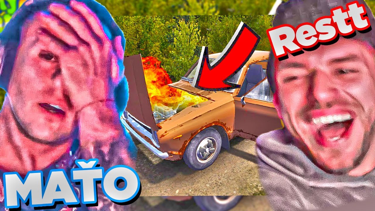 RESTT & 2sekundov&yacute;mato - MY SUMMER CAR |  Najlep&scaron;ie Momenty #1