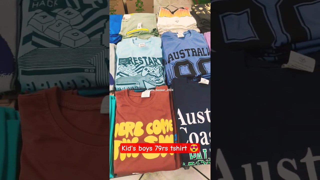 👉 Vishal Mega Mart kids boys tshirt starting 79rs 🤩 