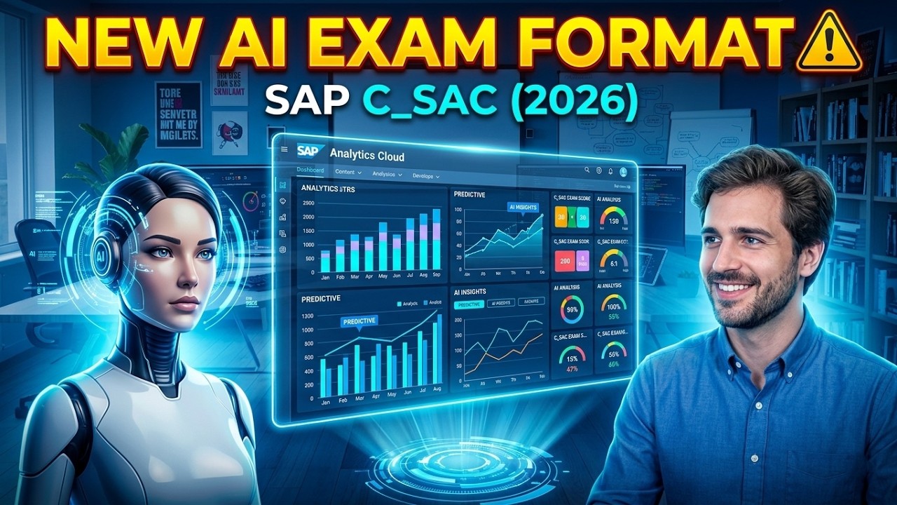 SAP C_SAC New Exam Format 2026 ⚠️ SAP Data Analyst AI Role-Play Scenarios Explained