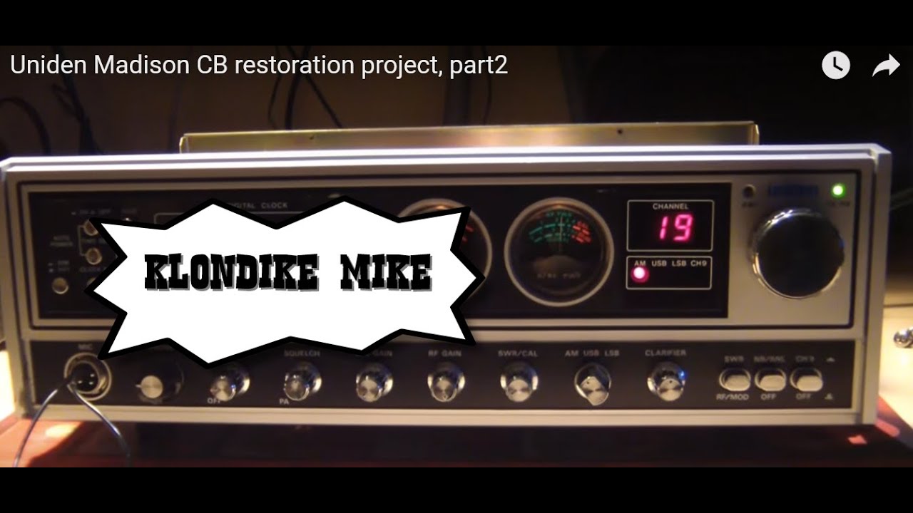 Uniden Madison CB restoration project, part2