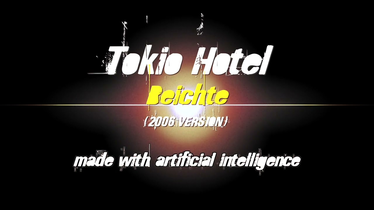 Tokio Hotel - Beichte (2006 Studio Version) | Made with A.I #ai