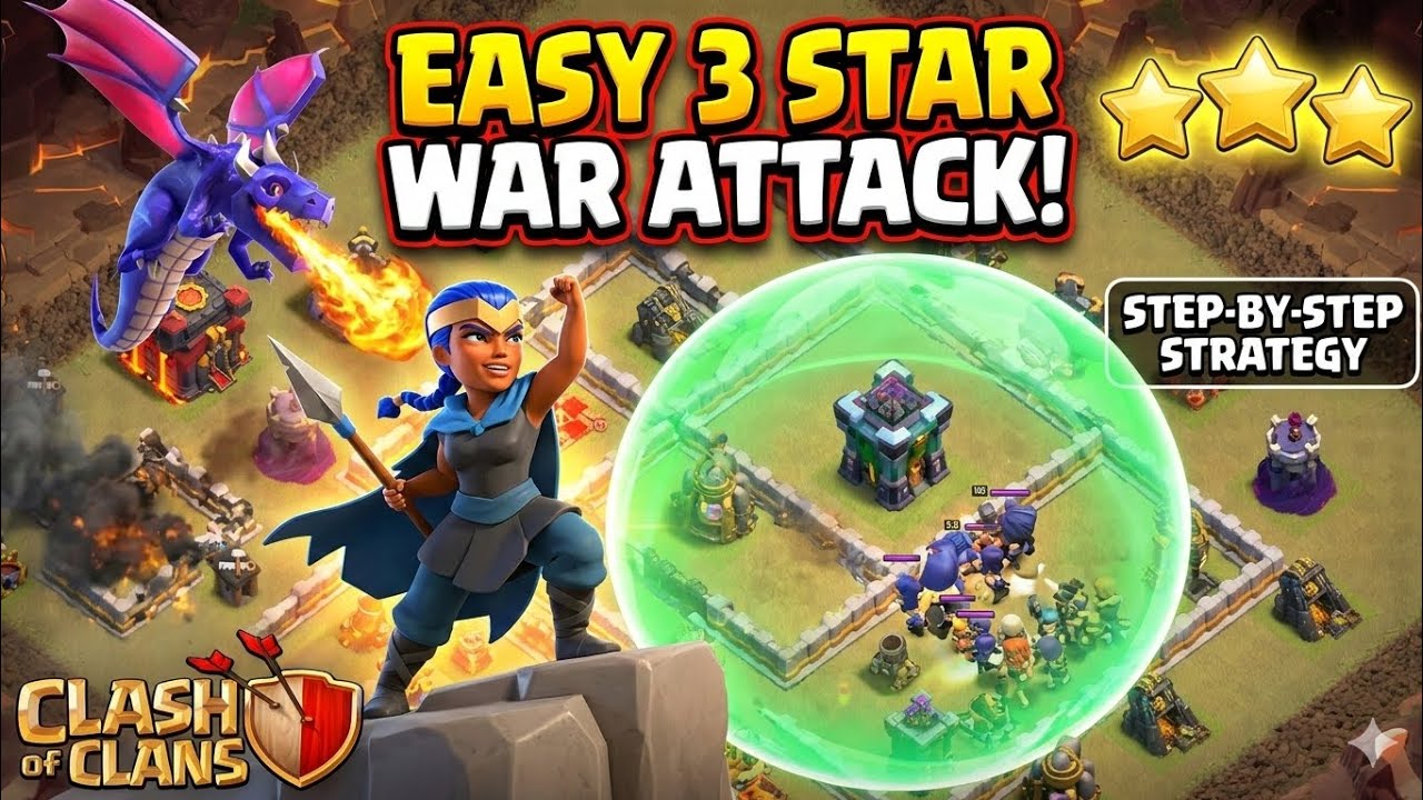 TH16 Best Attack Strategy | Guaranteed 3 Star! 🤯