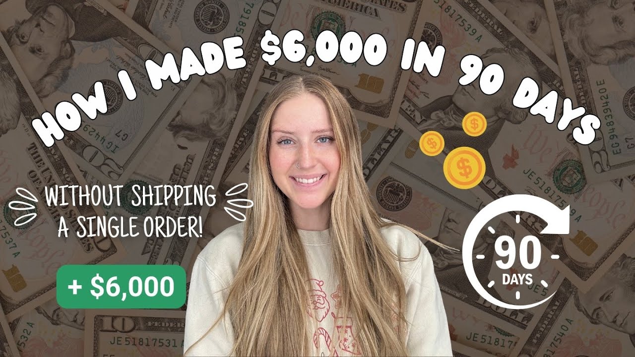 How I Made $6,000 in 90 Days Without Shipping ANY Products | The Power of Passive Income |