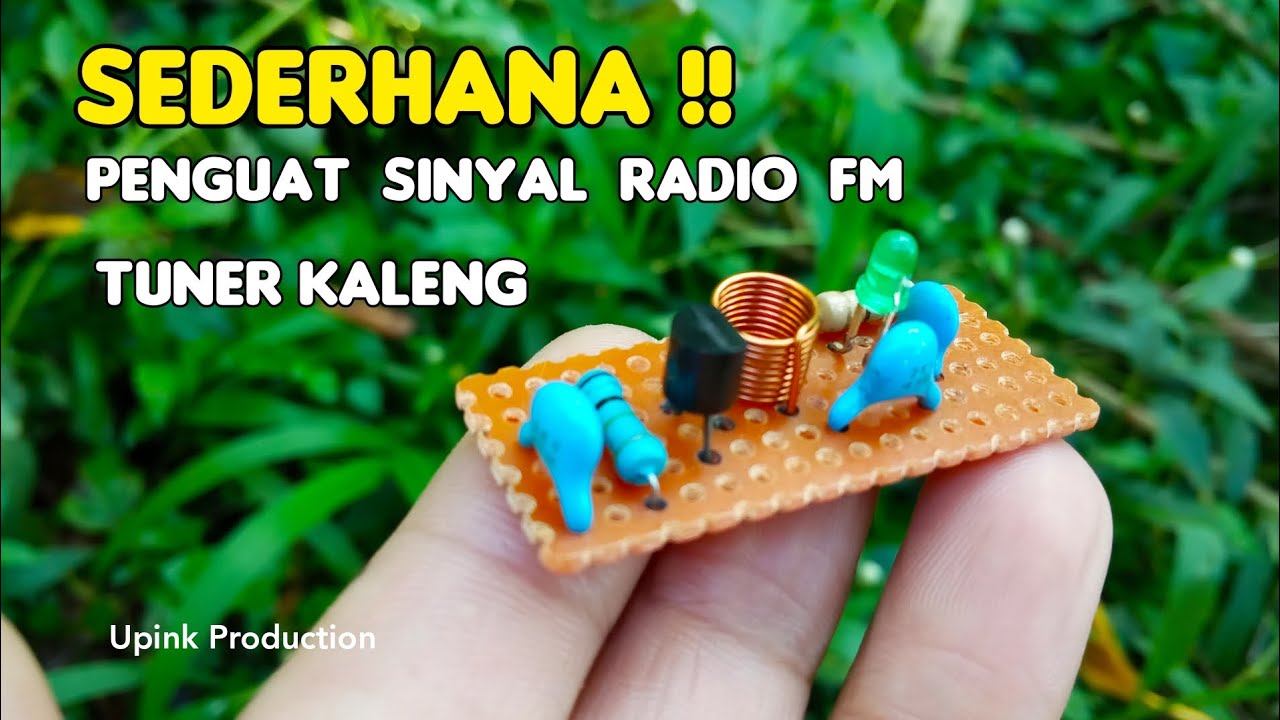 Cara sederhana membuat rangkaian penguat sinyal RADIO FM TUNER kaleng // BOOSTER