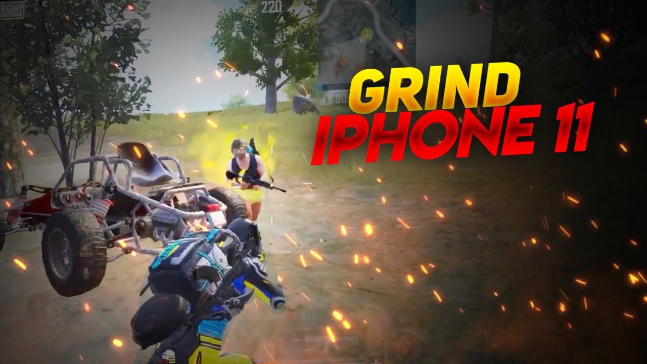 GRINDE ON IPHONE 11🔥❤️ | IOS BGMI MONTAGE | Bhikari Gaming | 4 FINGER + GYROSCOPE