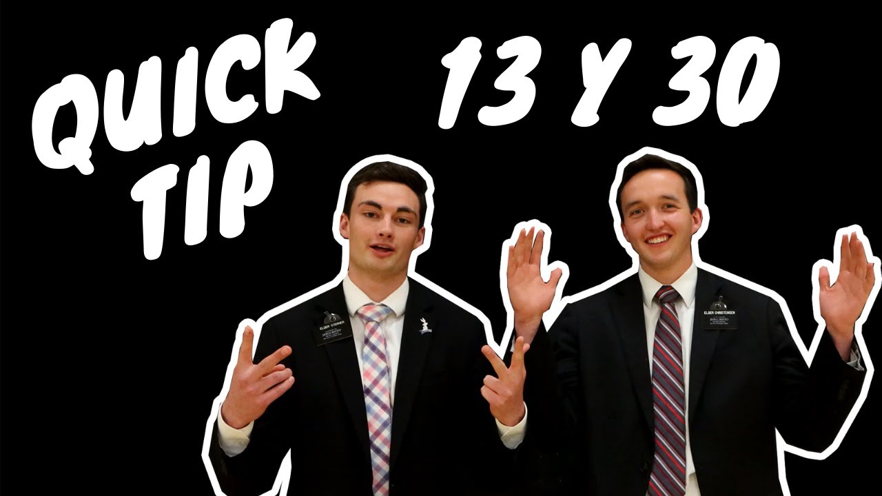 La diferencia entre 13 y 30 en inglés: Quick Tip