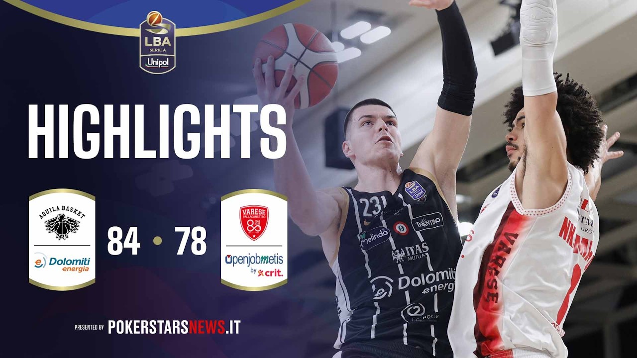Dolomiti Energia Trentino - Openjobmetis Varese | PokerstarsNews Highlights Serie A Unipol 2025/2026