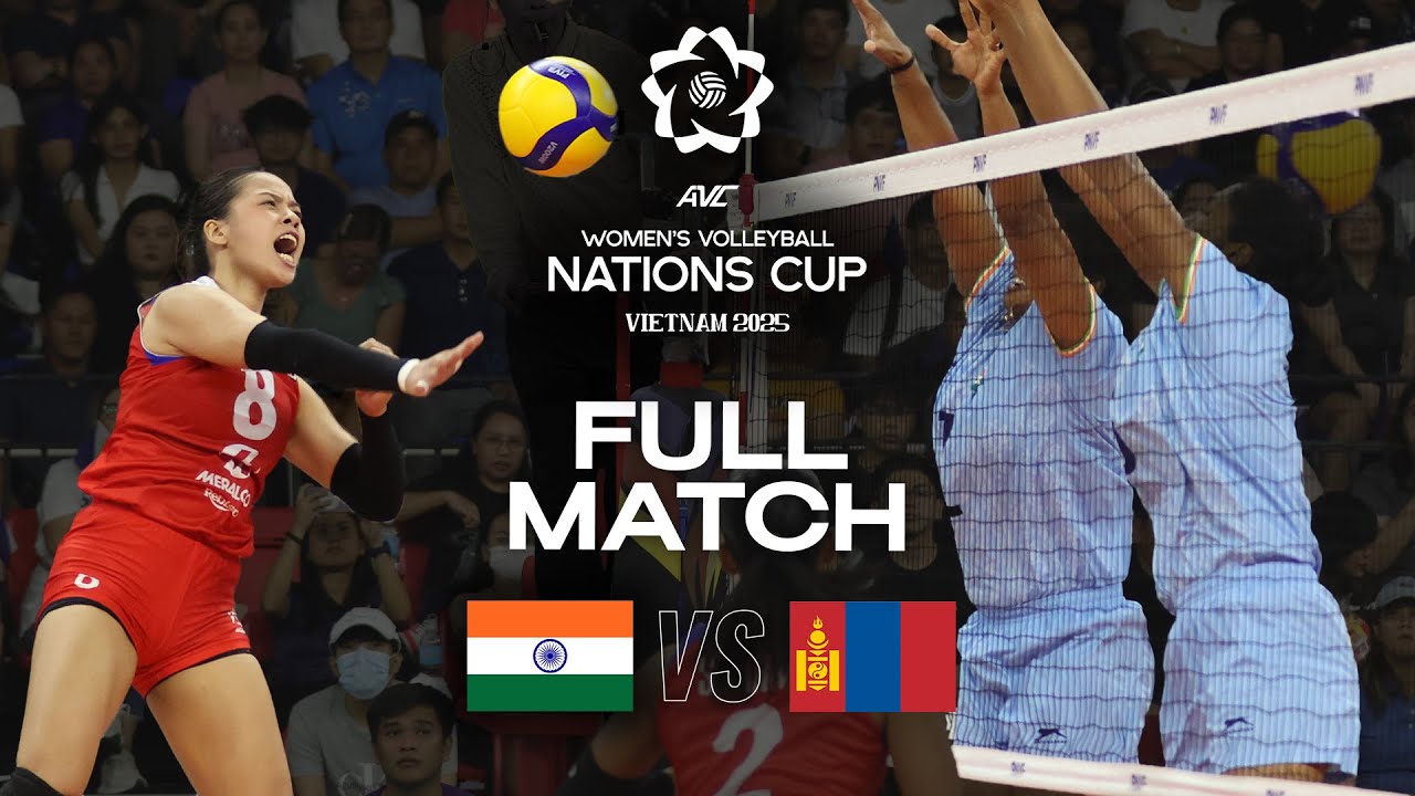 India vs. Mongolia - Playoffs | AVC Women's Nations Cup