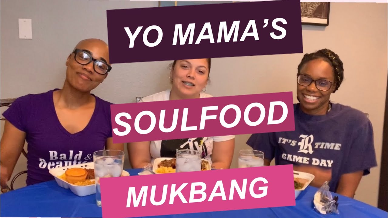Soulfood Mukbang with Cici and her sisters! Yo Mama's Soulfood in Houston, TX!