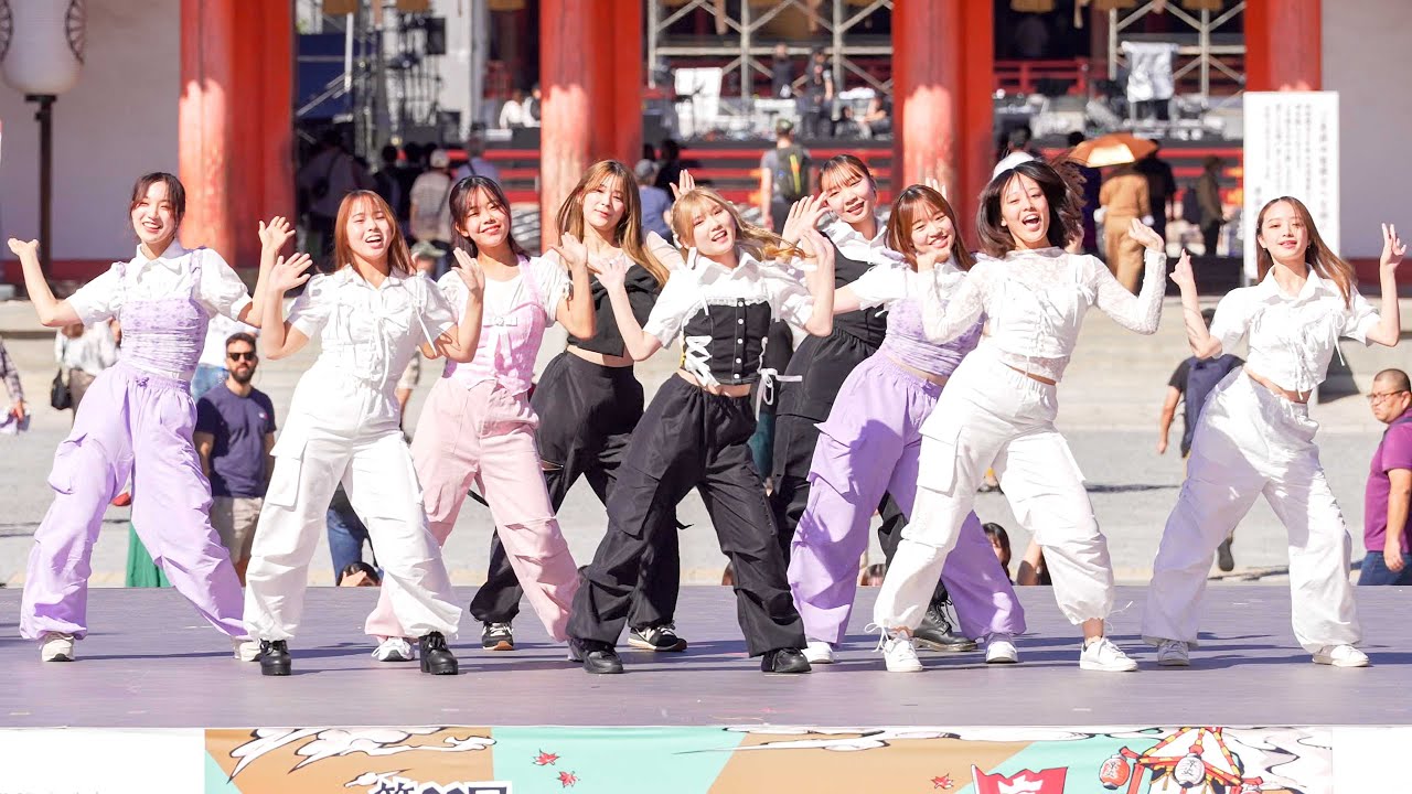 [4K] 神戸市外国語大学 KPOP ダンスサークル Chumm　京都学生祭典 2024 (中央)