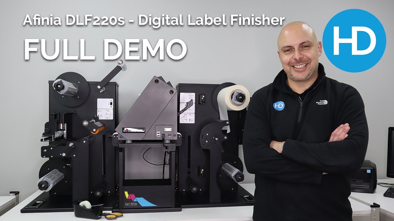 Afinia DLF220s Digital Label Finisher - Full Demo and Thread Up | HD Labels