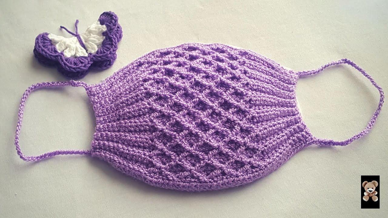 #mascarilla #cubreboca a #crochet punto estrella - Paso a Paso | YouTube
