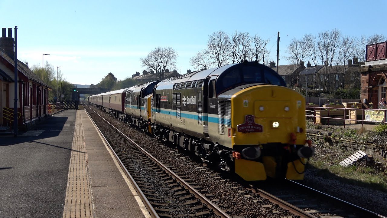 Classes 37, 47, 57, 121 on The Chairman's Train around Carlisle and round about  ! 20, 23 April 25