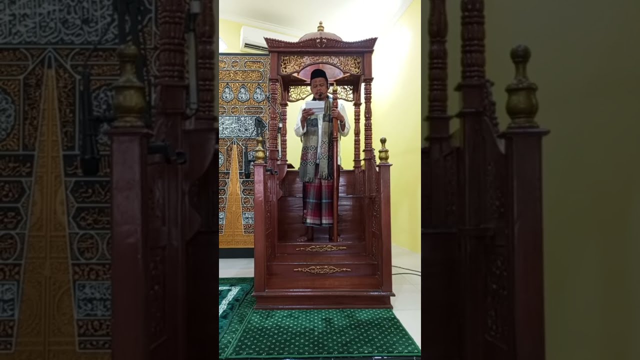 Khotbah & sholat jumat, Gus Suhaili Idris dari Manyar Gresik