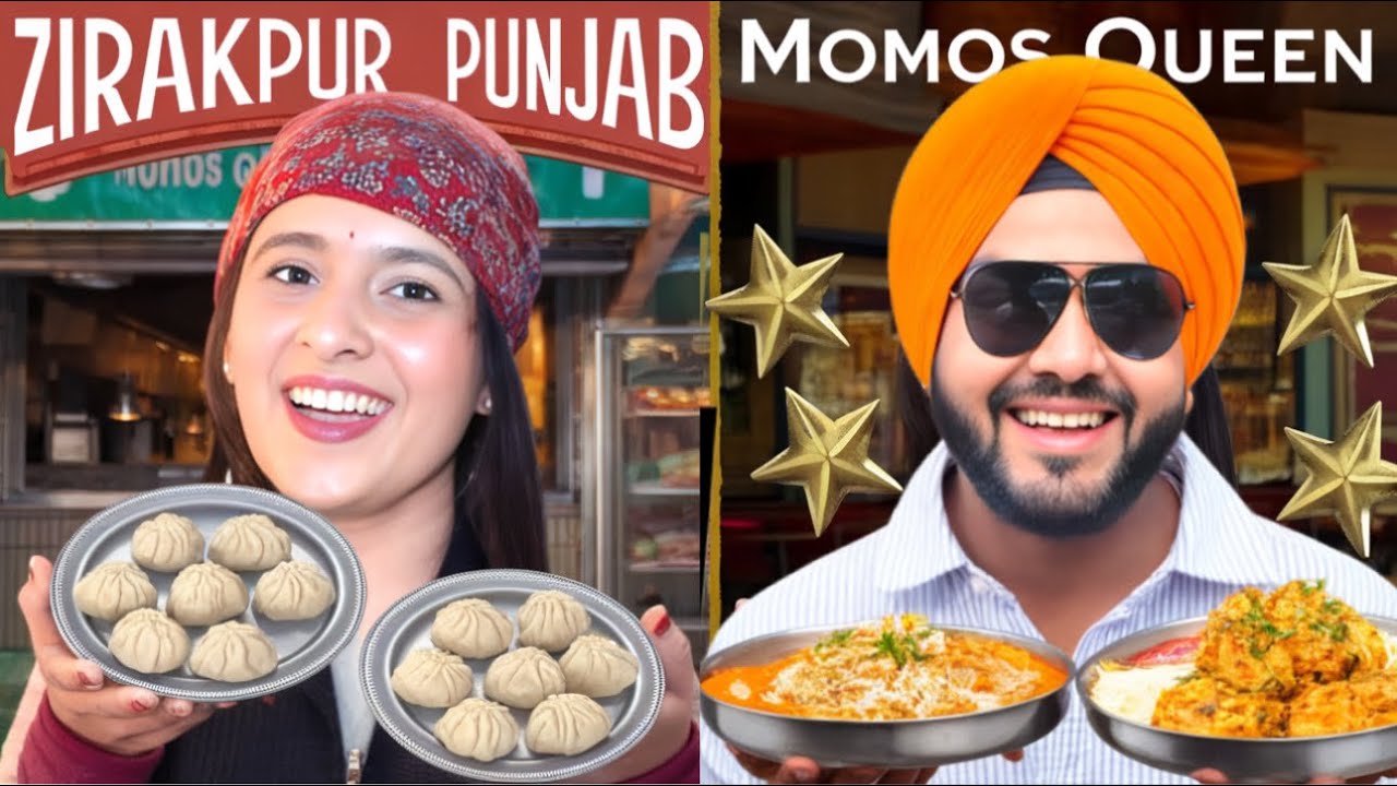 Momos Queen Zirakpur | Best Street Food in Chandigarh?