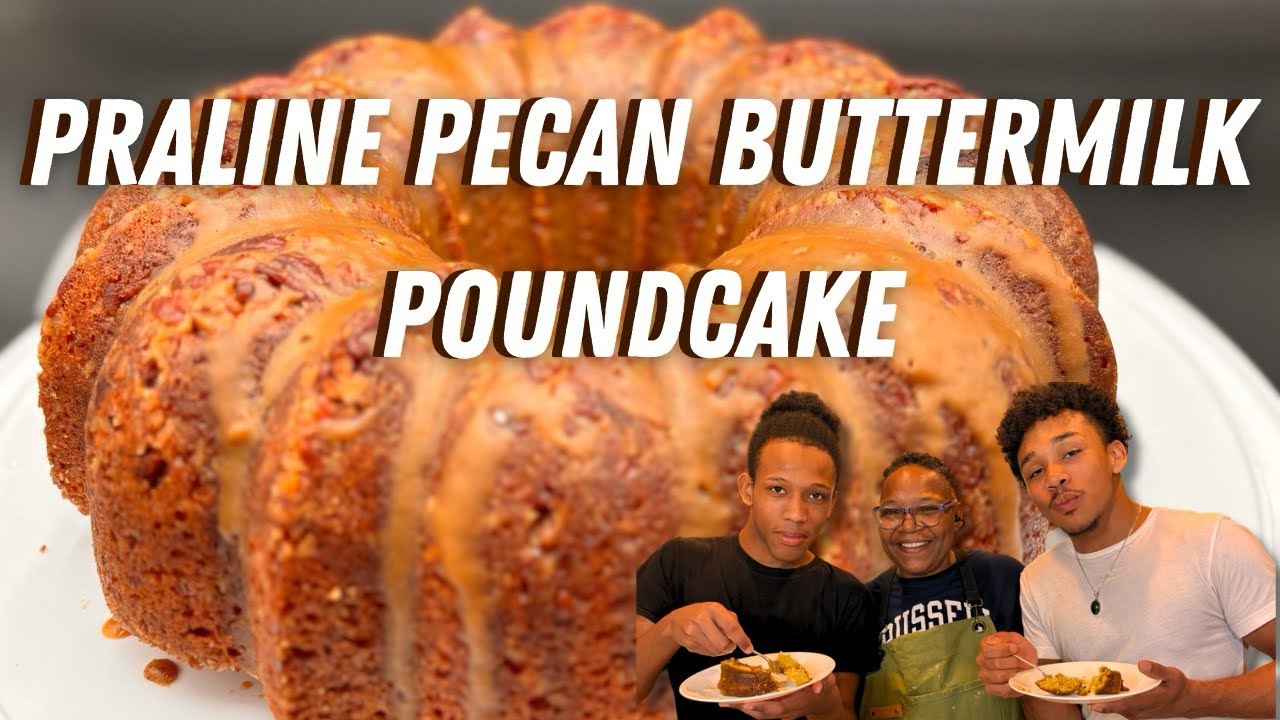 Praline Pecan Buttermilk Poundcake 🎂