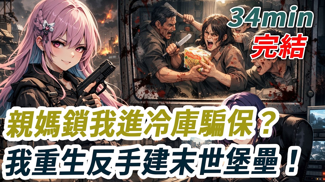 重生歸來：親媽為騙保把我鎖進冷庫，我反手打造末世堡壘，看監控裏全家為搶掛面互砍：這輩子換我送妳們下地獄！