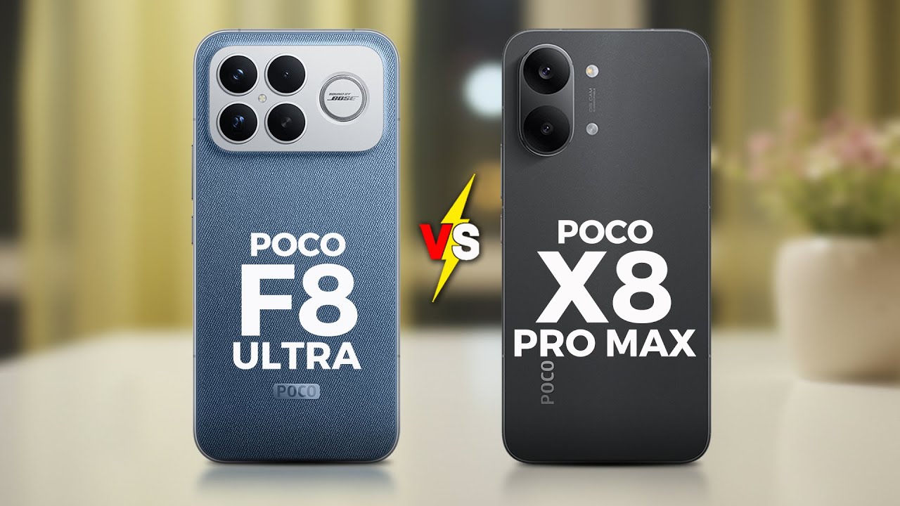 POCO F8 ULTRA VS POCO X8 PRO MAX