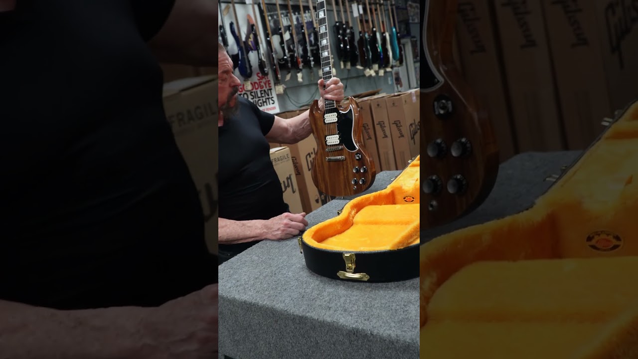 Rare One-Off SG Custom in Walnut Finish at Bizarre Guitar! | Stock #G04838