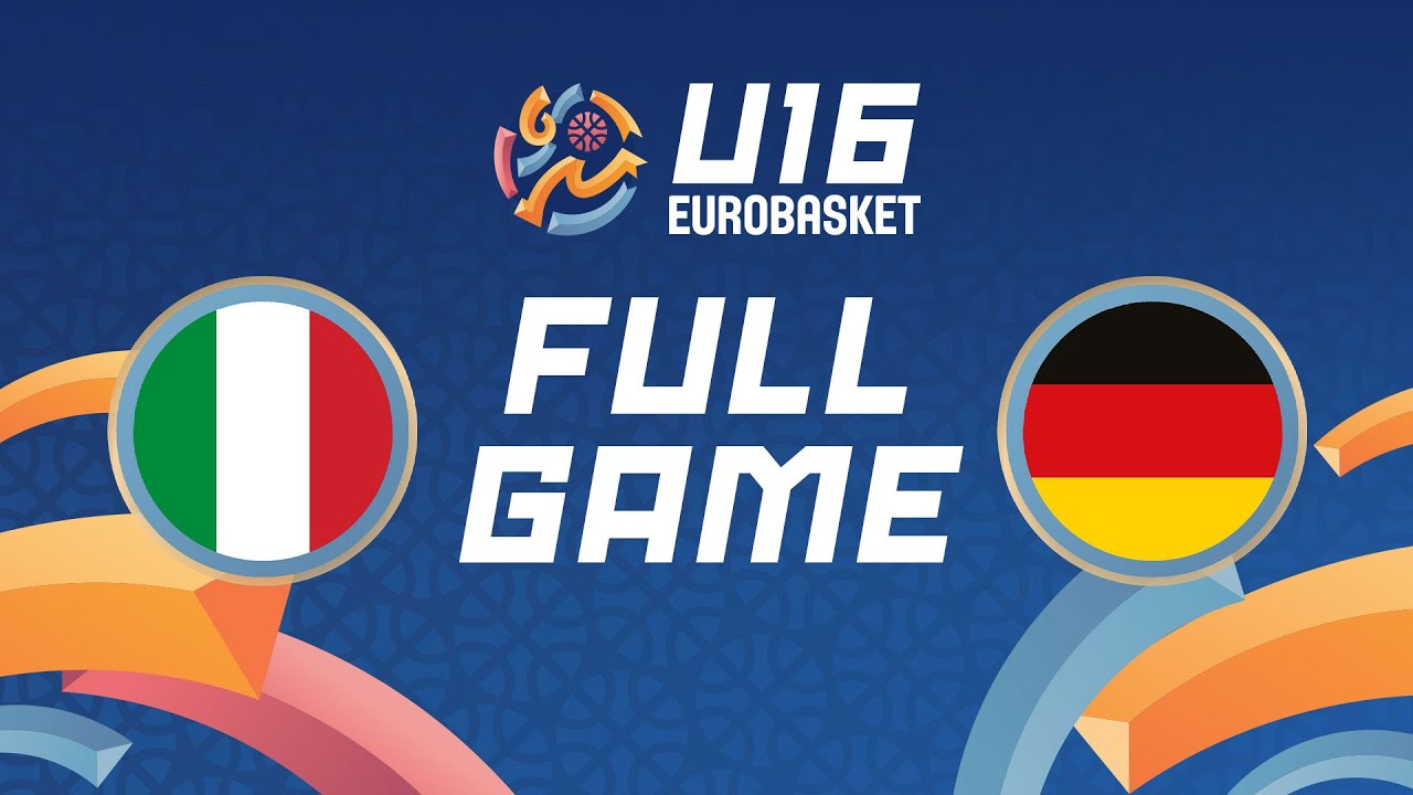 Group Phase | Italy v Germany | Full Basketball Game | FIBA U16 Women's EuroBasket 2025