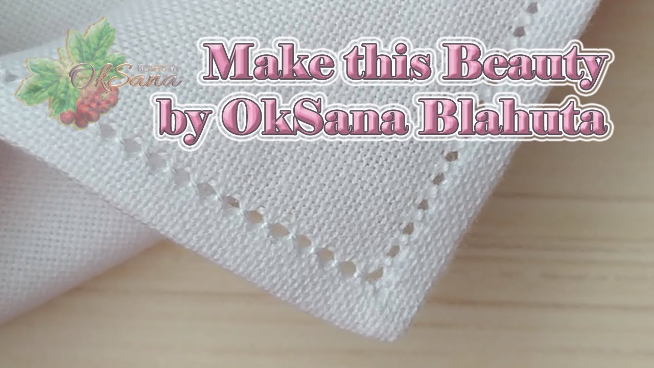 ДЛЯ ПОЧАТКІВЦІВ як обробити край вишивки |  FOR BEGINNERS how to finish the edge of embroidery