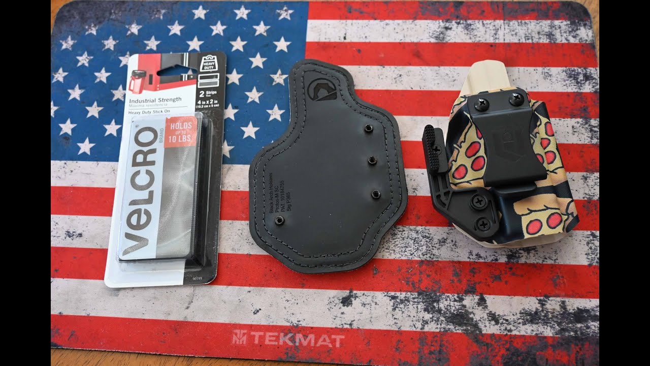 Proto M Black Arch pad added to a Kydex Holster