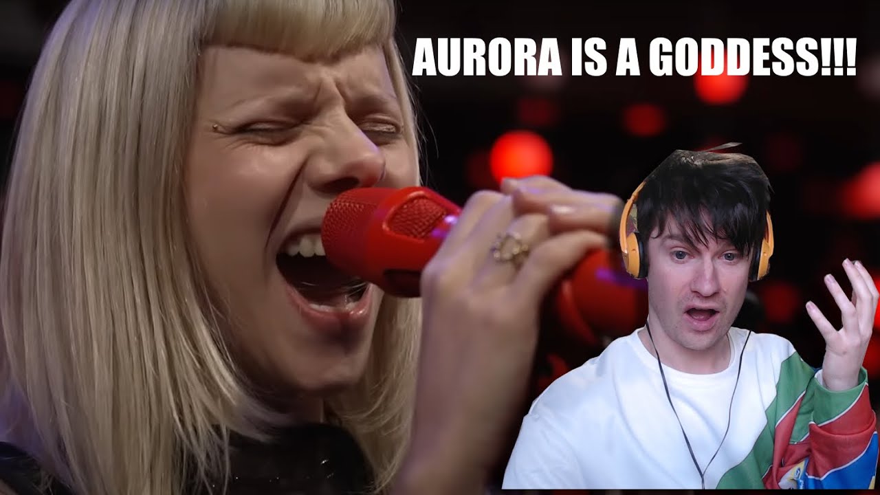 AURORA is the BEST LIVING SINGER! KEXP Live Reaction!