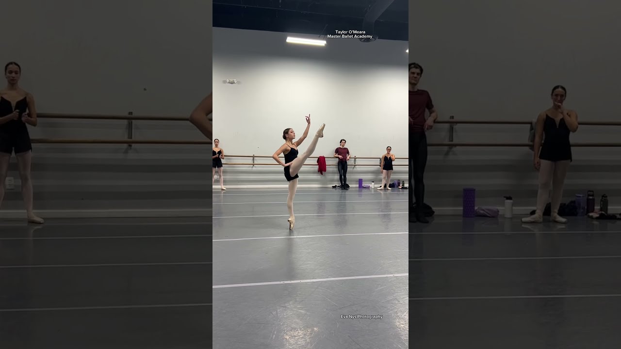 Taylor O’Meara nailing the hardest variation in ballet 😳🤯