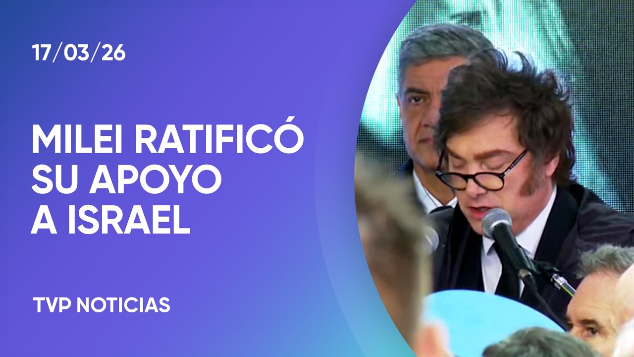 Javier Milei encabezó el acto por el aniversario del atentado a la embajada de Israel