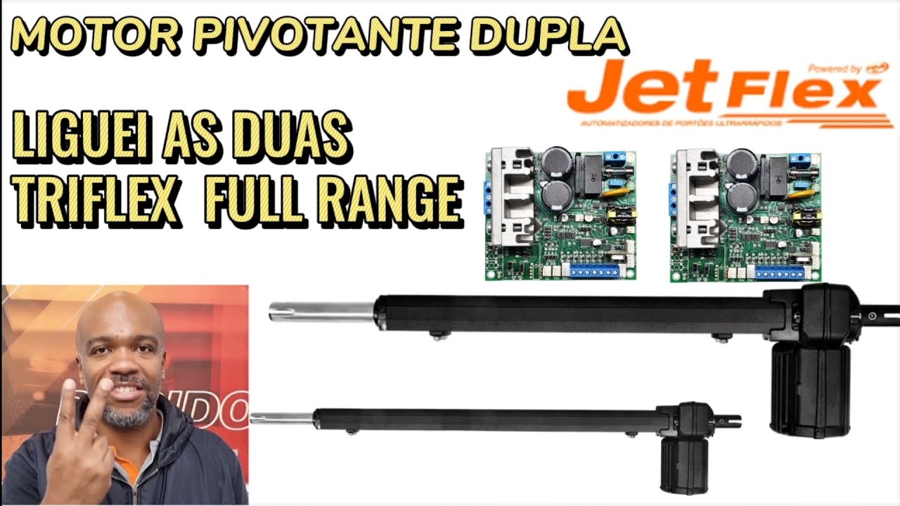 Ligação e Configuração de 2 Motores Pivotante JETFLEX PPA