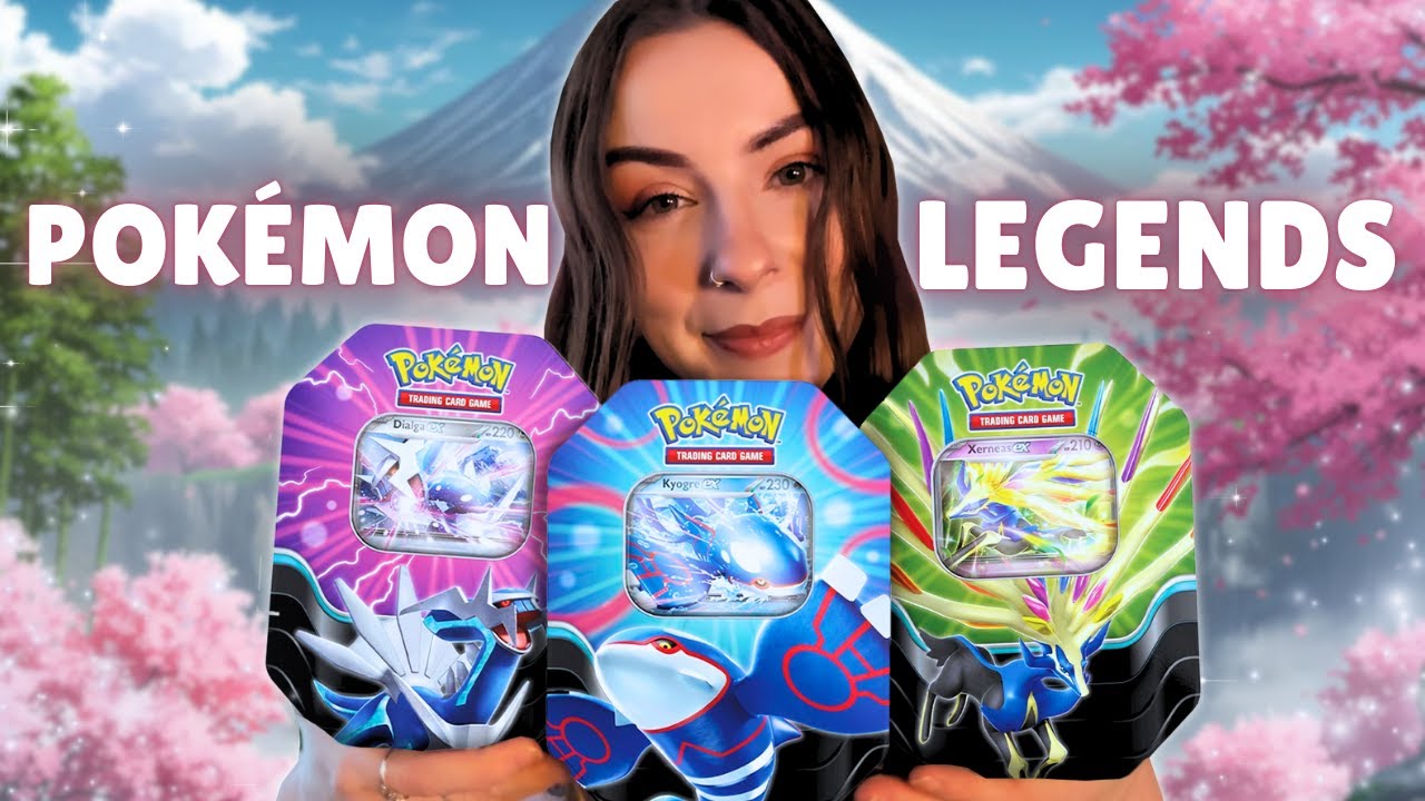 BRAND NEW Azure Legends Tins Revealed! Kyogre, Dialga & Xerneas Pokémon Opening