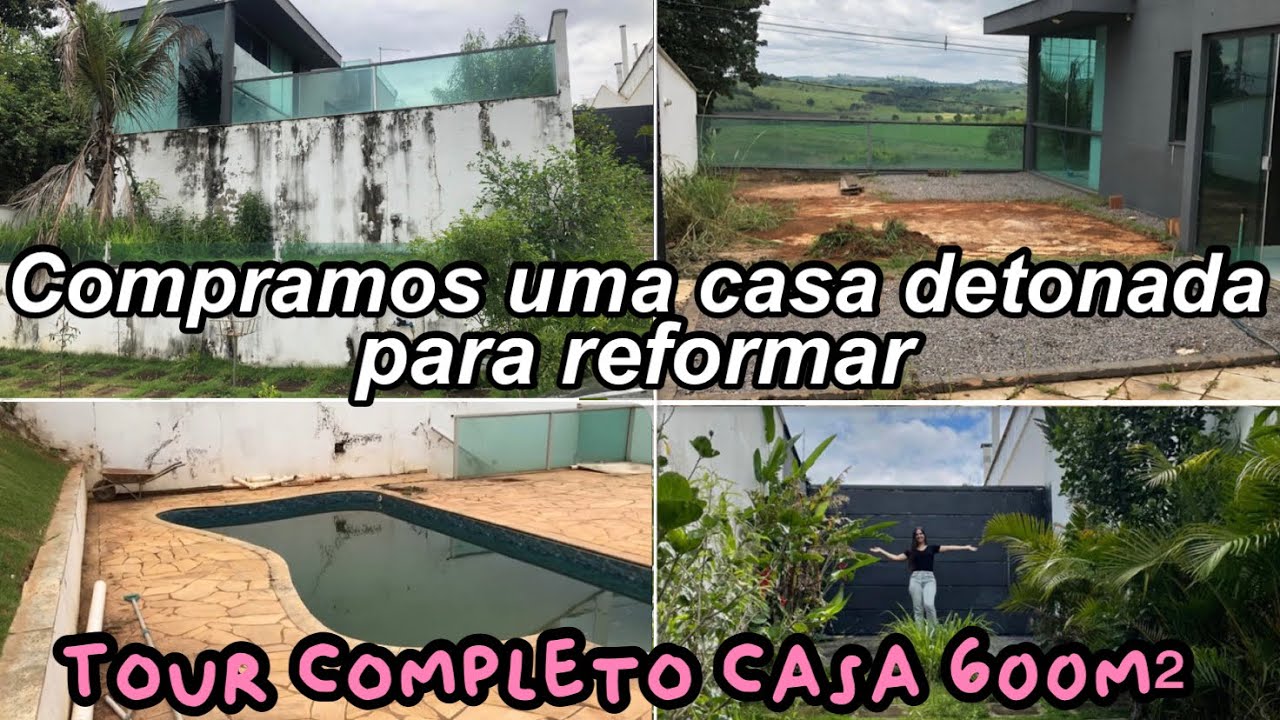 COMPRAMOS UMA CASA ABANDONADA - TOUR COMPLETO ANTES DA REFORMA - CASA NOVA / VELHA 600m² #1